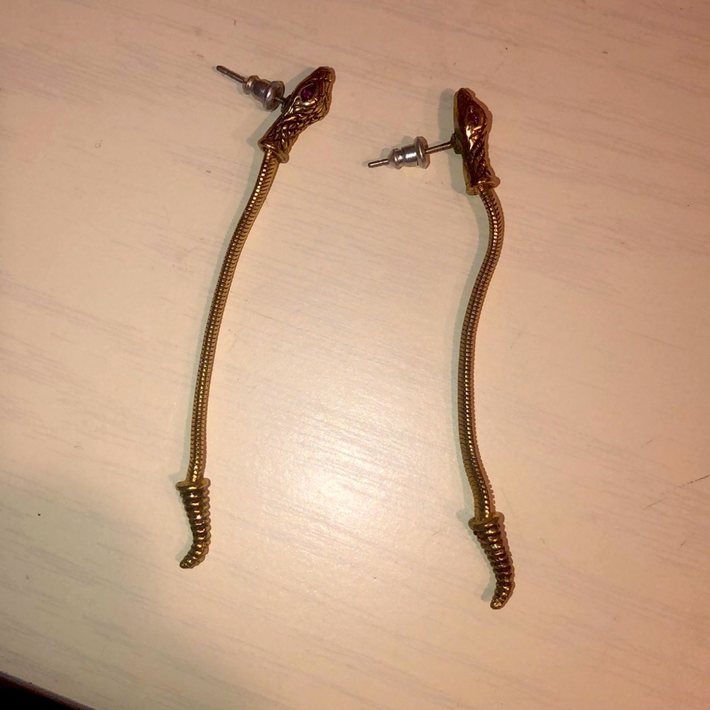 snake earrings